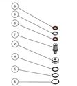 Picture of Spares kit -PA VS500 / GP YVS7250, 7x1pcs.