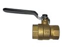 Picture of 3/8" NPTF Forged Brass Ball Valve 600 WOG, Fulll Port