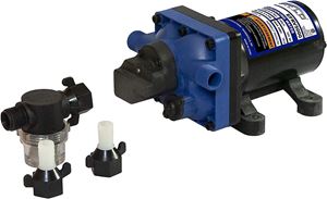 Picture of Everflo RV (Fresh Water) Diaphragm Pump 12 V, 55 PSI, 5.0 GPM