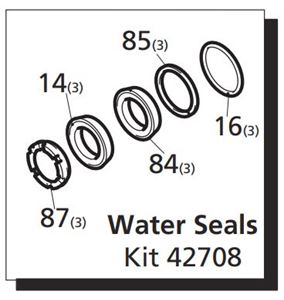 Picture of Kit: Water Seals XWF-M,T,L