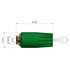 Picture of #10.0 PA UR40 /GP YR58K Green Rotating Nozzle 5,800 PSI Tungsten Carbide