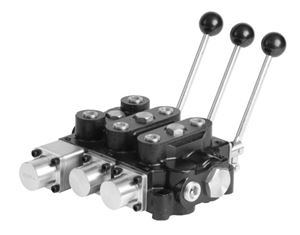 Picture of PowerMAX 30 GPM Mono-Block Directional Control Valve, 3 Spool W/ 1 Pos Flt