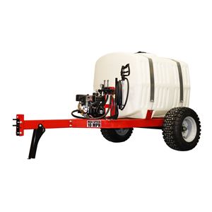 Picture of 200 Gallon Trailer Sprayer with 4-Roller Pump, Spray Wand & Broadcast Nozzles (ATVTS-200-4R-BL)