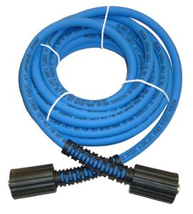 Picture of Blue UBERFLEX Kink Resistant 30' Pressure Washer Hose 1/4" 3100 PSI 22MM