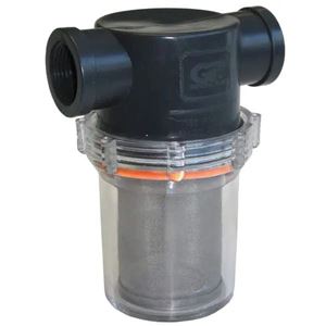 Picture of DF Clear Bowl Inlet Filter / Strainer 1" NPT-F 80 Mesh