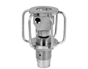 Picture of Mosmatic TYR-2f 3" Fixed Duct Cleaner 4,000 PSI  3/8" NPTF 2x 1/8" Nozzles