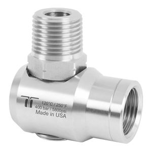 Picture of Mosmatic WDEI 90° Swivel, Stainless 3/8"NPT F x 3/8"NPT M 5,800 PSI
