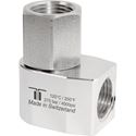 Picture of Mosmatic WDE 90° Swivel, Stainless 1/2"NPT F x 1/2"NPT F 4,000 PSI