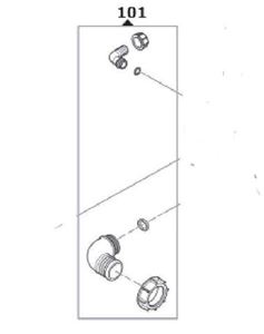 Picture of Comet P40 Inlet & Outlet Fittings Kit