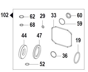 Picture of Comet Oil Seal Kit, ZW