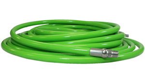 Picture of 1/8" x 50' Green Sewer Jetter Hose 4,800 PSI SOLxSOL, -04 BUSHING