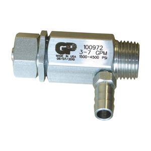 Picture of Hot Water SS Safety Relief Valve 4,500 PSI 3 - 7 GPM 1/2" NPT-M