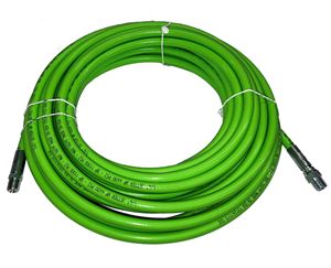 Picture of 1/4" x 50' Green Sewer Jetter Hose 4,400 PSI SOLxSWV