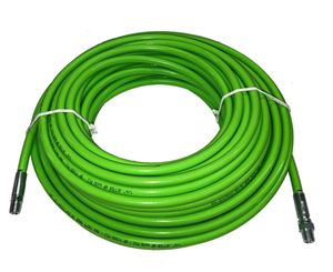 Picture of 1/4" x 100' Green Sewer Jetter Hose 4,400 PSI SOLxSWV
