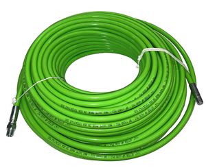 Picture of 1/4" x 150' Green Sewer Jetter Hose 4,400 PSI SOLxSWV