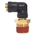 Picture of 3/8 Tube x 3/8 MPT DOT Composite PTC 90° Male Swivel Elbow Air Brake Fitting