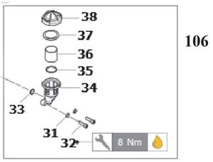 Picture of Comet P40 & APS41 Compensator / Oil Cup Kit